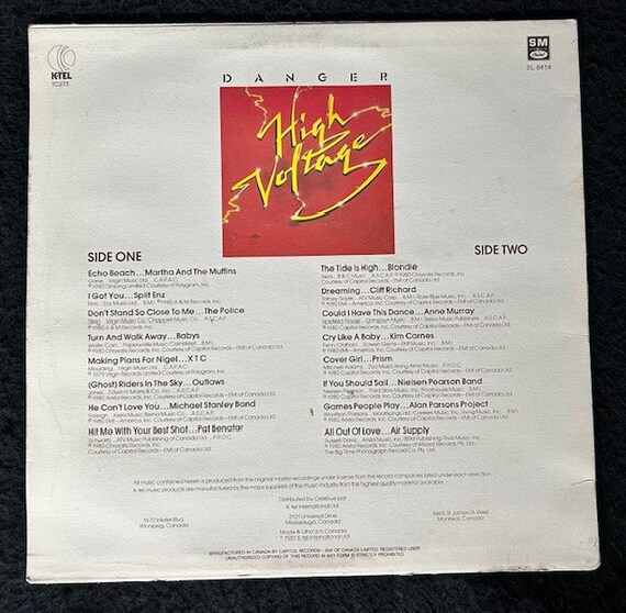 1981 High Voltage Compilation Album - Etsy