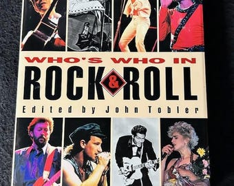 Who's Who in Rock & Roll Hardcover Edited by John Tobler