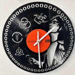 Assorted Vinyl Record Clocks