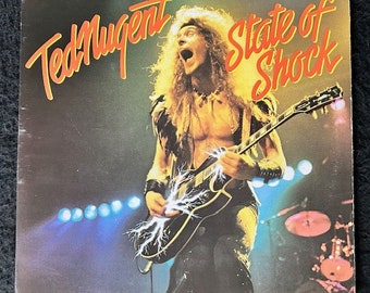 Assorted Vintage Ted Nugent Vinyl Records