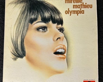 Assorted Original Mireille Mathieu Vinyl Records