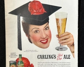 Assorted Carling's Red Cap Ale Advertisements