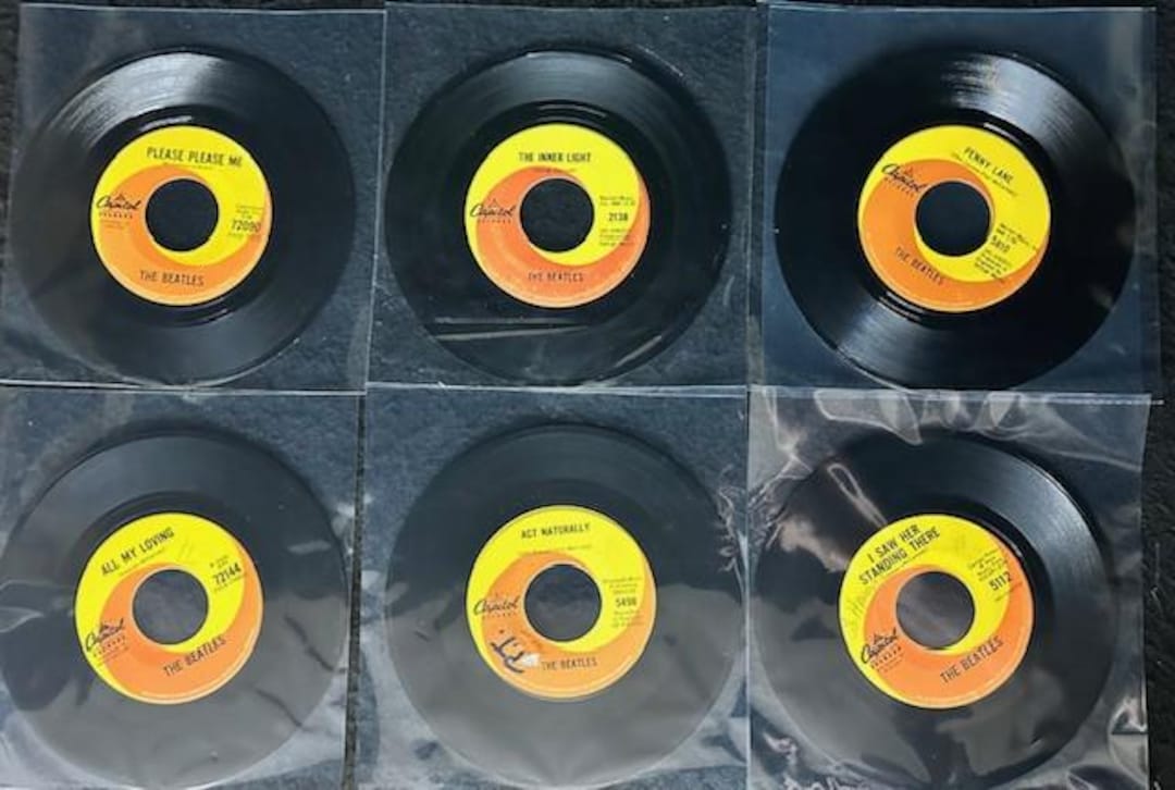 ビートルズのヴィンテージ7インチレコード詰め合わせ - Etsy 日本
