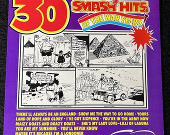 The Band of Her Majesty's Guards Division and Chorus - 30 Smash Hits of the War Years Vinyl Record