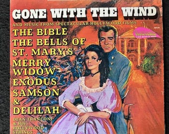 Gone With The Wind and Music from Spectacular Hollywood Films - Dean Franconi & His Hollywood Strings LP