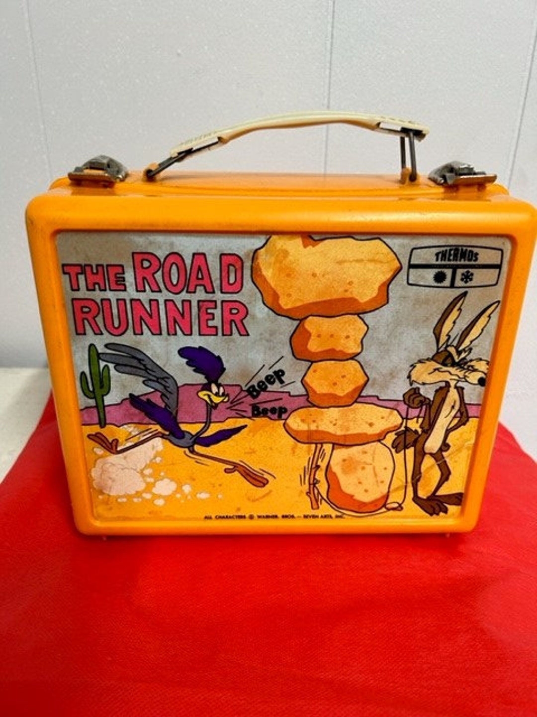 1970's Road Runner Lunch Box With Accessories Etsy