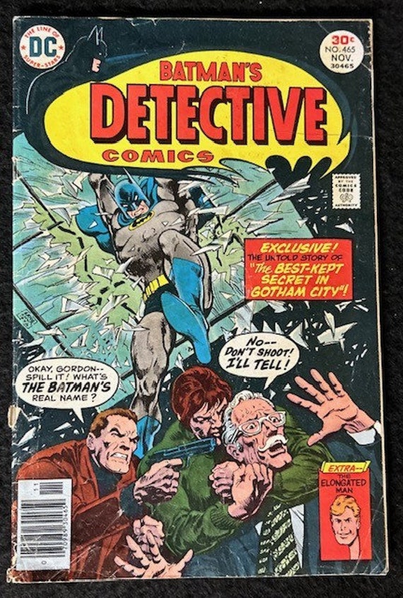 Batman's Detective Comics No. 465 - Etsy