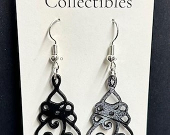 Vintage Vinyl Laser Cut Earrings