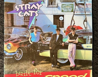 Original 1982 Stray Cats - Built for Speed LP
