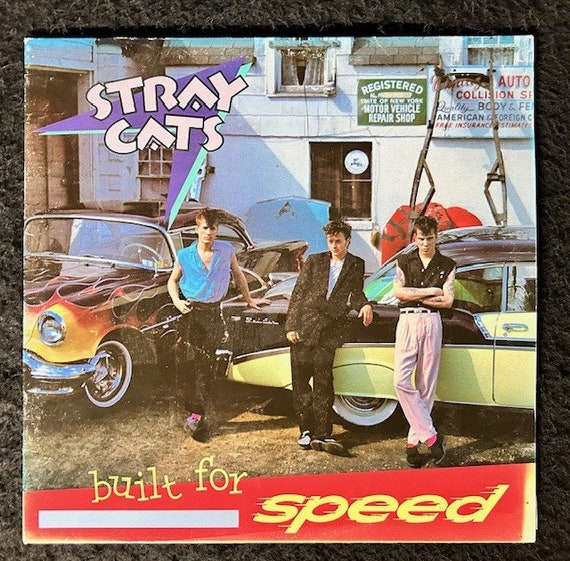 Original 1982 Stray Cats - Built for Speed LP - Etsy
