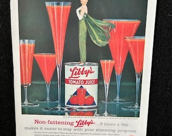Assorted 1950's Libby's Magazine Advertisements