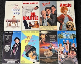 Assorted Vintage VHS Tapes - Tested