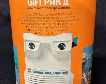 1969 Vintage Gaf Talking View Master Gift Pak II With Extra 1969 Vintage Gaf Talking View Master Gift Pak II With Extra