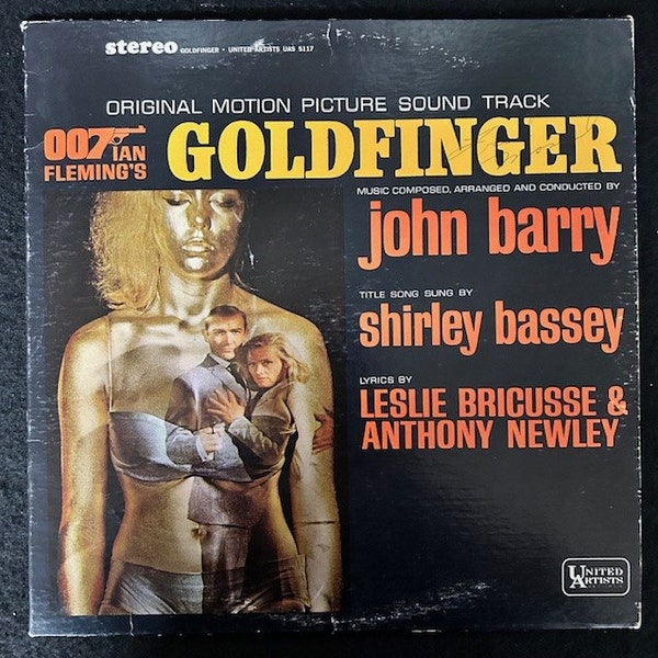 1964 Goldfinger Original Film Soundtrack LP