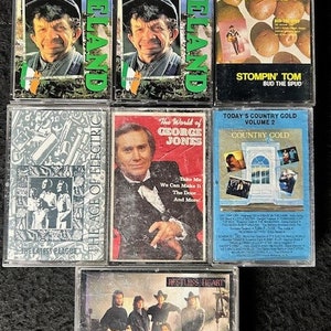 Assorted Various Vintage Cassette Tapes.