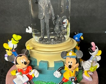 Walt Disney & Mickey Mouse and Characters Glitter Globe Music Box