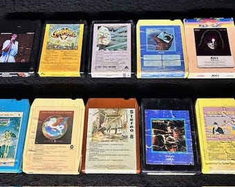 Large Assortment of Vintage 1970's 8-Tracks