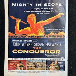Vintage 1956 The Conqueror Magazine Ad