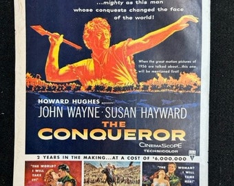 Vintage 1956 The Conqueror Magazine Ad