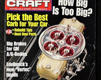 Set of 4 Assorted Car Craft Magazines