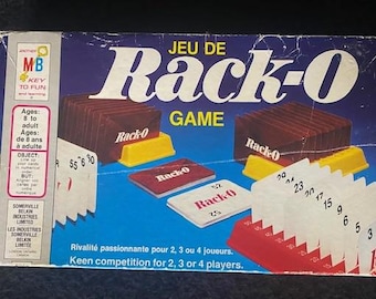 1975 Rack-O Card Game