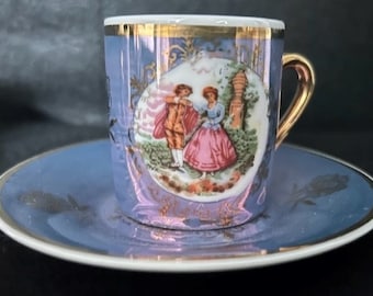 4 Piece Cup and Saucer Set