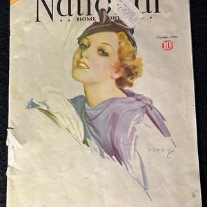 Revista mensual nacional del hogar de octubre de 1934