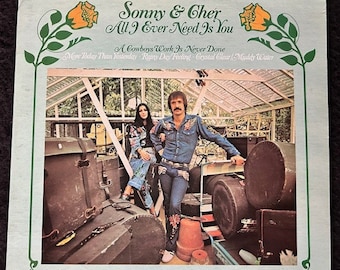 Assorted Sonny & Cher Vinyl Records