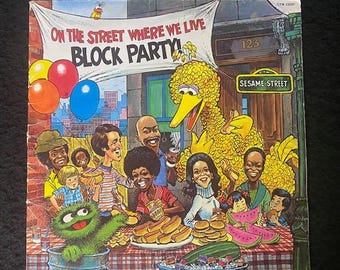 Sesame Street - On The Street Where We Live (Block Party) 1978 Album