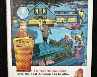 1963 Old Taylor 86 Advertisement
