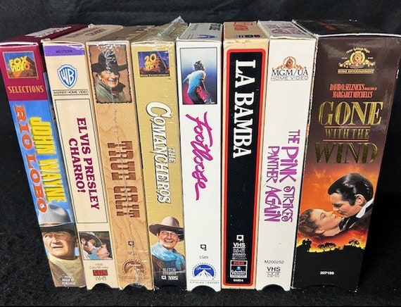 Various Vintage VHS Tapes From 60 