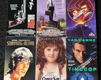 Large Assortment of Various VHS Movies