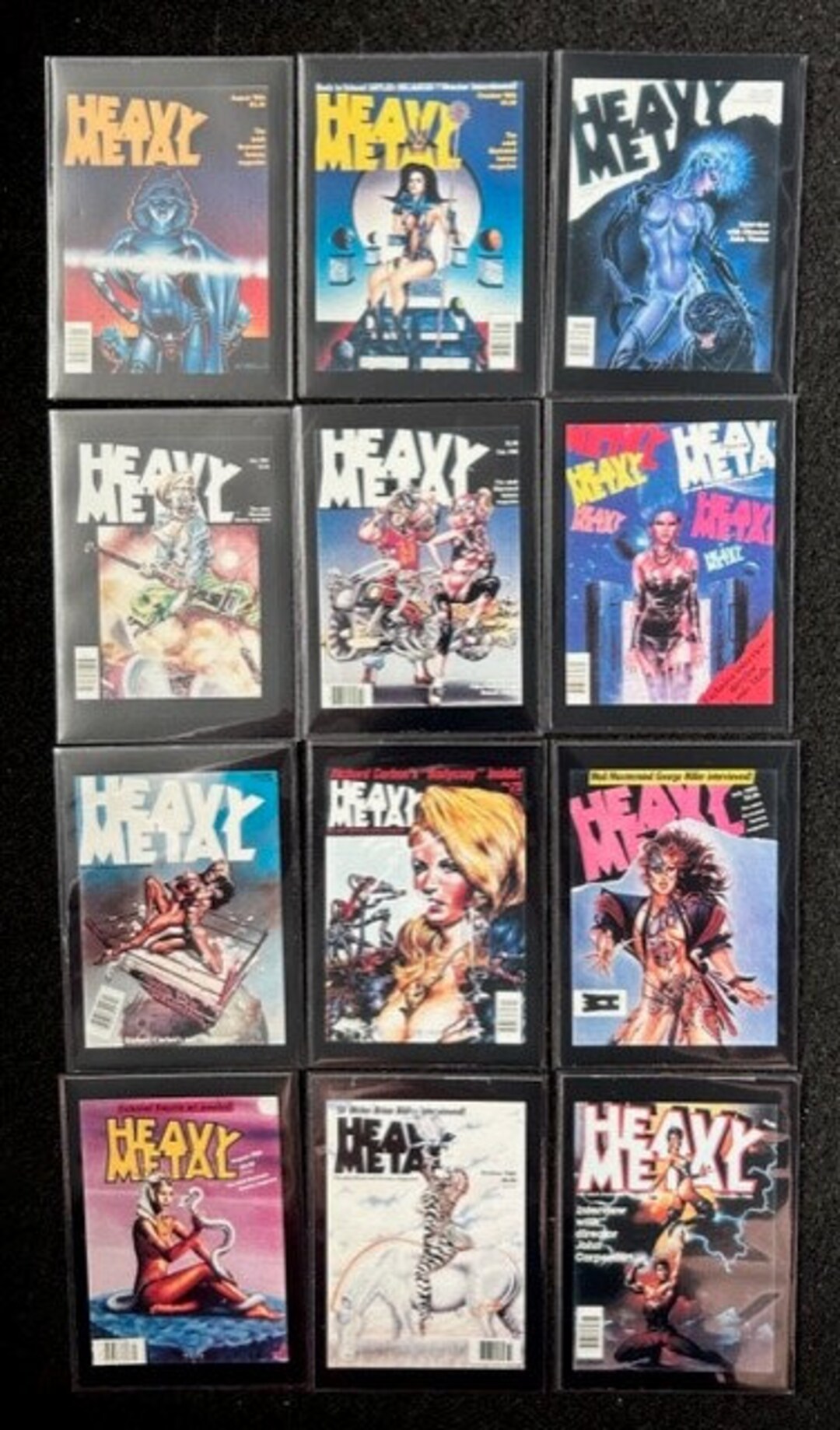 1991 Heavy Metal Trading Card Set Etsy
