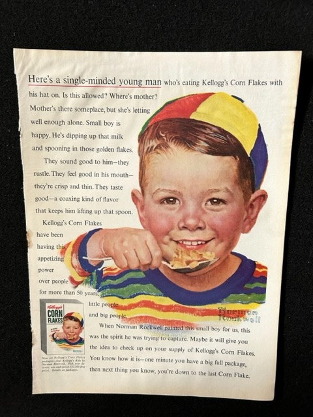 Original 1950's Kellogg's Cereal Advertisements Etsy