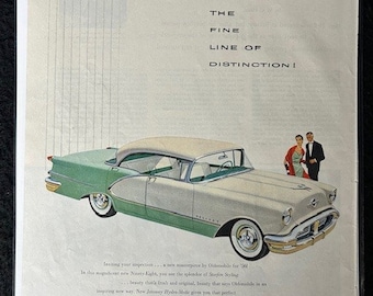 Original 1955 Oldsmobile Magazine Advertisement