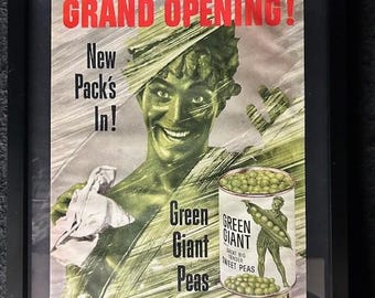 Assorted Vintage Original 1950's Framed Advertisements