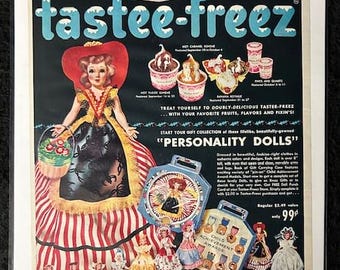 1956 Tastee- Freez Original Magazine Advertisement