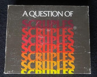 1984 A Question of Scruples - Second Edition Board Game