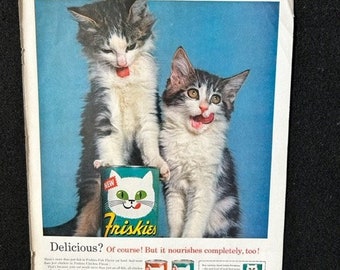1963 Original Friskies Advertisement
