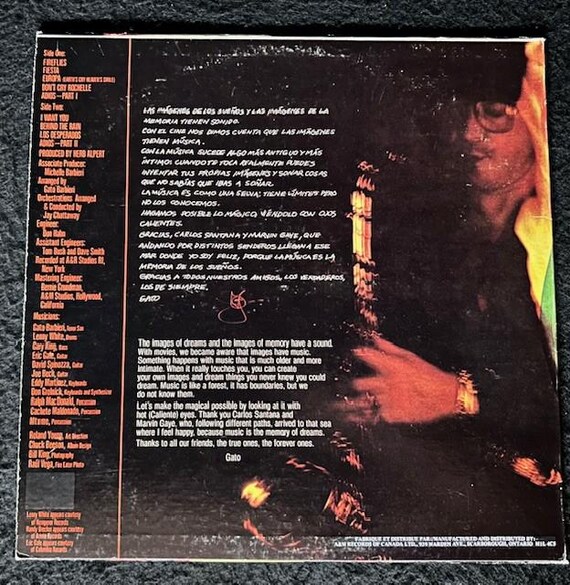 Gato Barbieri - Caliente! 1976 Album - Etsy
