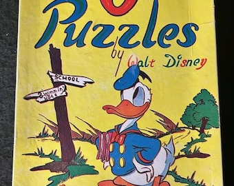 Vintage 6 Puzzles by Walt Disney No. 515
