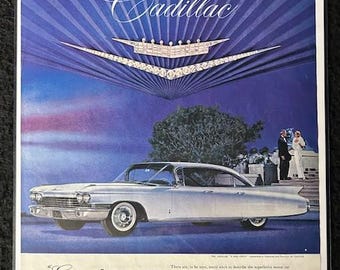 Assorted Vintage Original Cadillac Magazine Advertisements