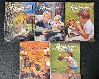 Lot de 5 - 1993 Reminisce Magazines