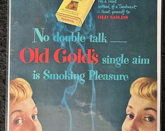 1950's Vintage Old Golds Life Advertisements