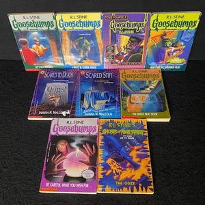 Blandat urval av R.L. Stine Goosebumps pocketböcker