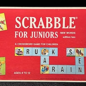 Bordspel Scrabble voor kinderen 1964