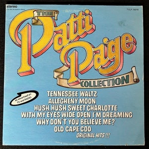 Assorted Vintage Patti Page Vinyl Records