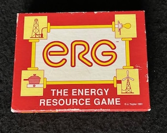 Vintage 1991 The Energy Resource Game