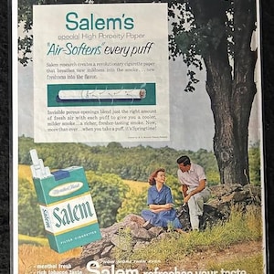 Original 1950 and 1960 Salem&#39;s Magazine Advertisements