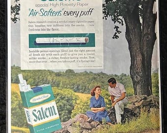 Original 1950 and 1960 Salem's Magazine Advertisements